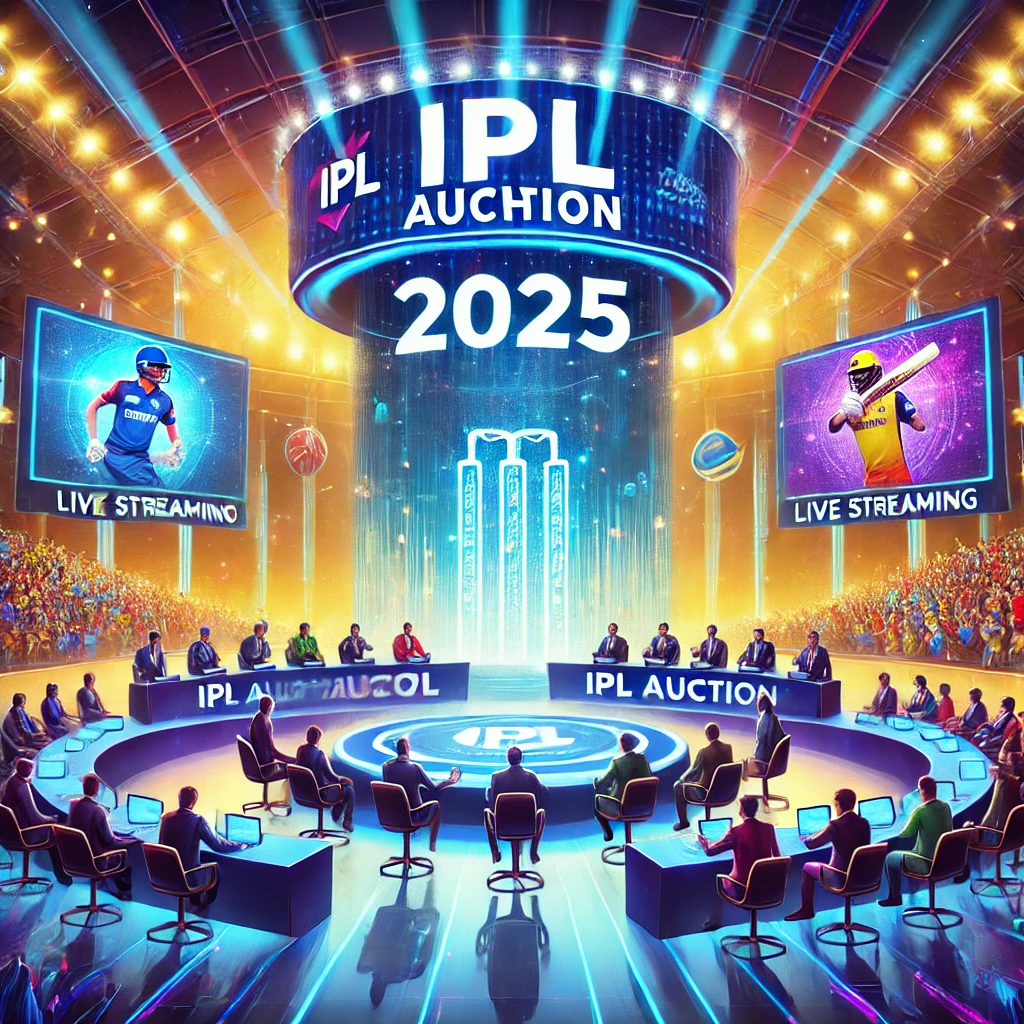 Fans watching IPL Auction 2025 live streaming on their devices